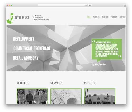 WP theme cherry - j2developers.com
