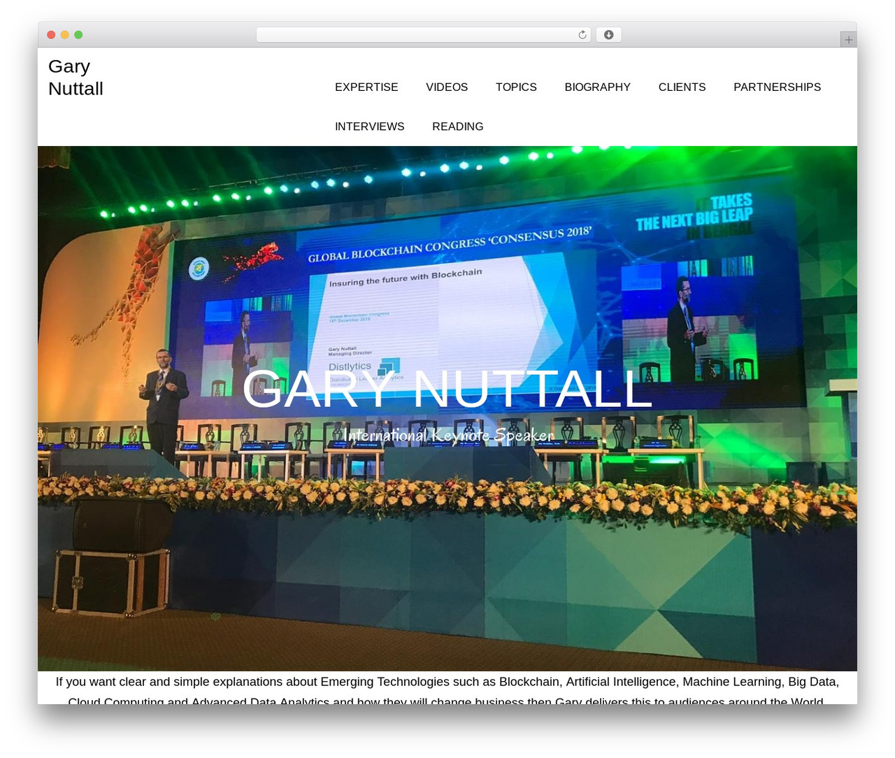 Yoga Instructor theme WordPress - garypeternuttall.com