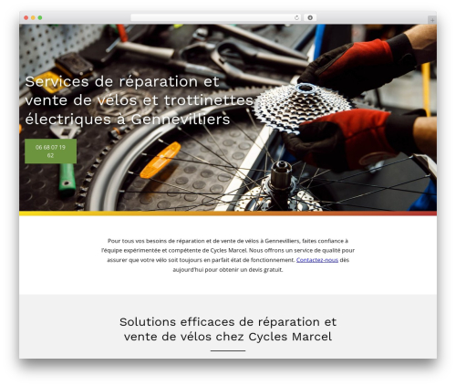 Constructor theme WordPress - cyclesmarcel.fr