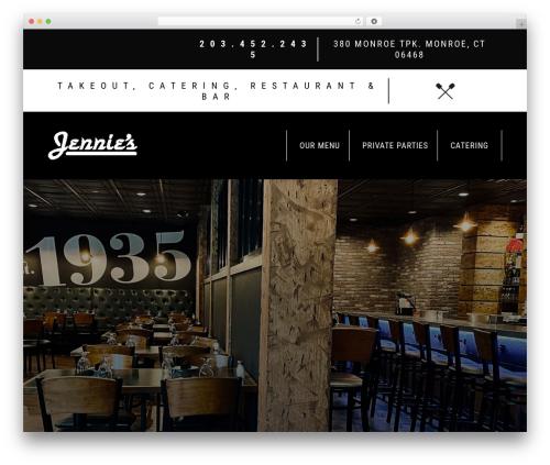 Divi WordPress theme - jenniespizzeria.com