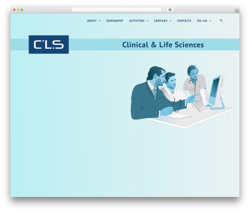 Flexia WordPress theme - cls-ukraine.com