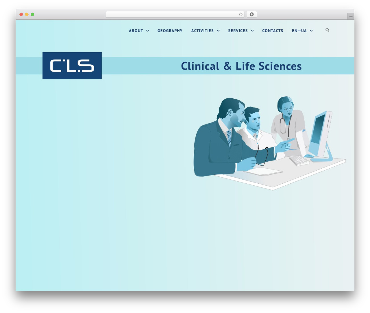 Flexia WordPress theme - cls-ukraine.com