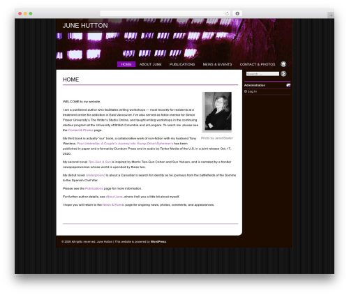 Green Light theme WordPress - junehutton.com