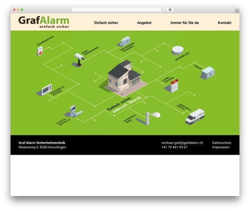 incoding. Theme WP theme - grafalarm.ch