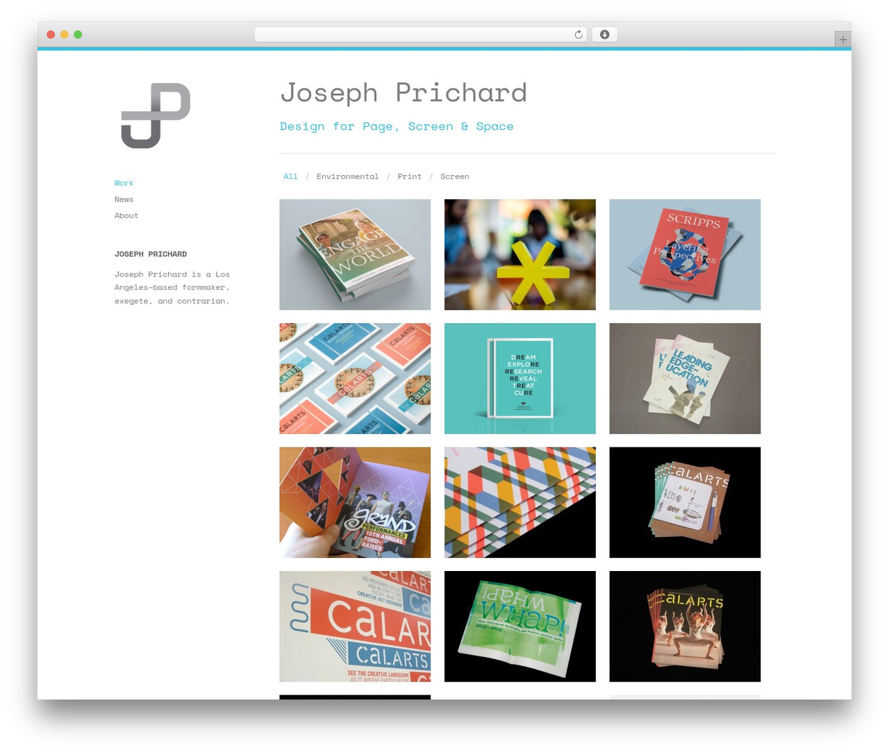 Infinity WordPress theme - josephprichard.com