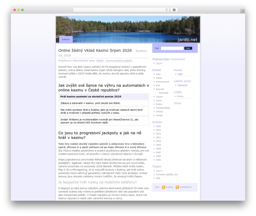 Regulus WordPress theme - jantti.net