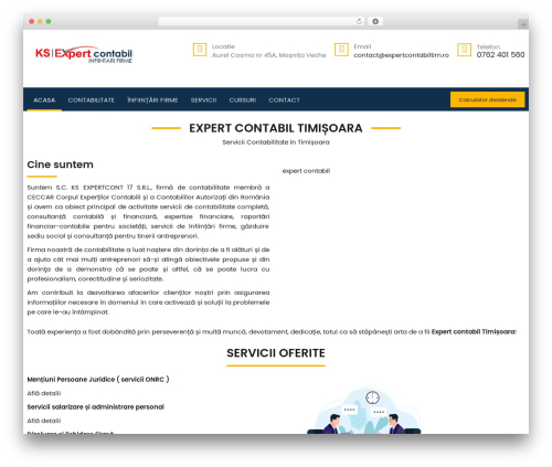 Theme WordPress Amwal - expertcontabiltim.ro