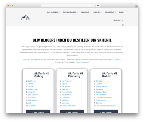 Wpb accordion menu or category pro WordPress plugin - skier.dk