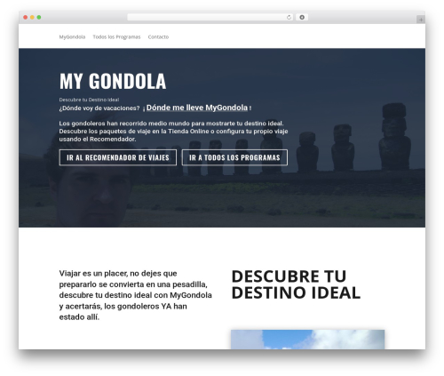Theme WordPress Divi - mygondola.com