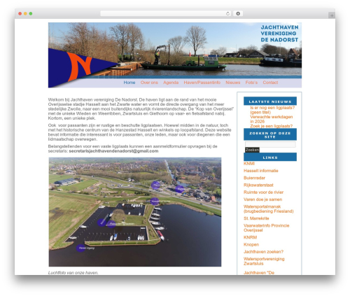Weblicity WordPress theme - jachthavendenadorst.nl