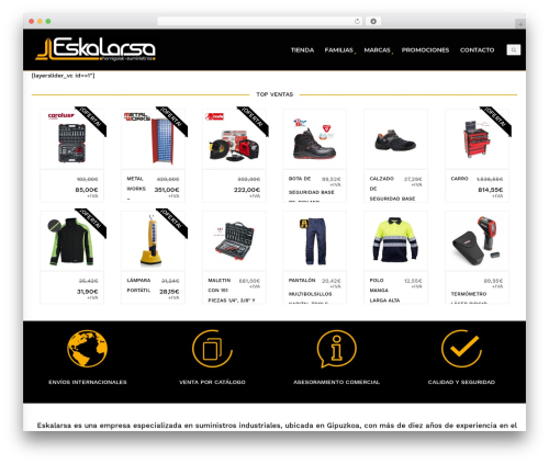WordPress theme Blaszok - eskalarsa.com