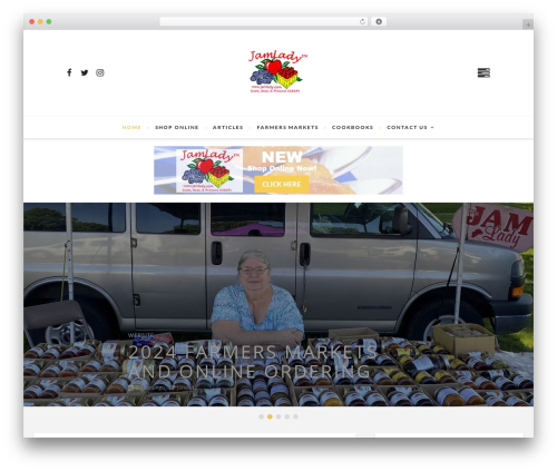 WordPress theme desert - jamlady.com