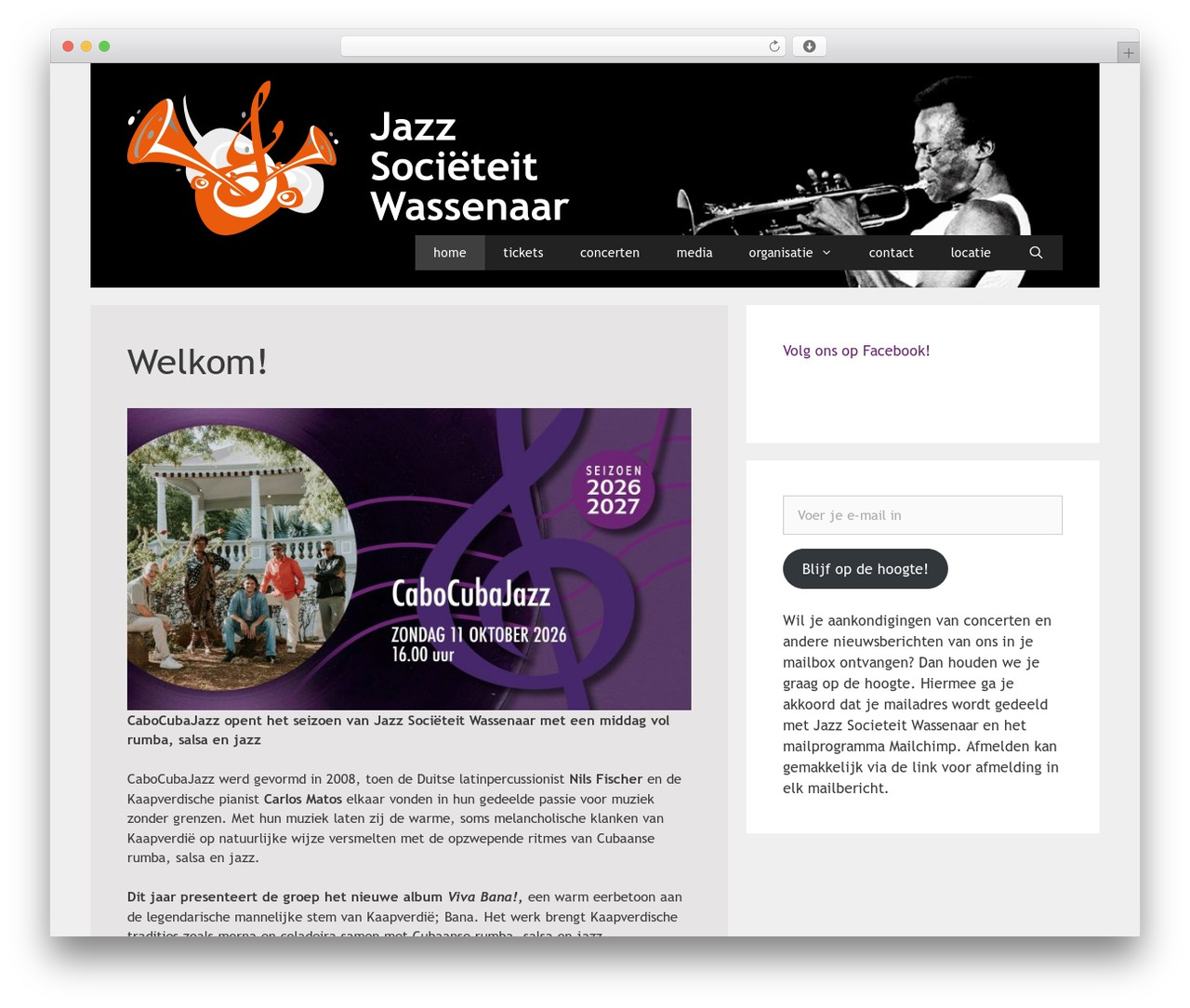 WordPress theme GeneratePress - jazzsocieteitwassenaar.nl