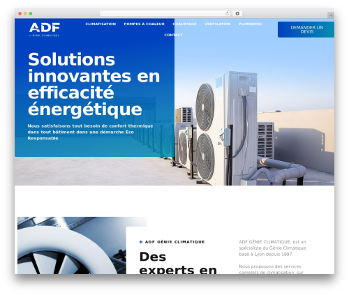 Wp generator WordPress plugin - adf-clim.fr