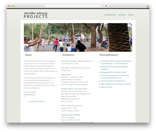 WordPress theme SimpleFolio - johung.com