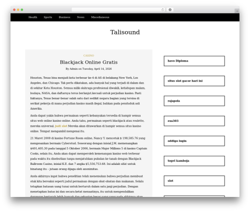 Writee WP theme - talisound.co.uk Writee WP theme - talisound.co.uk