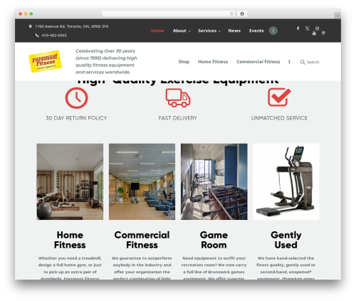 yokoo best WordPress theme - foremostfitness.com