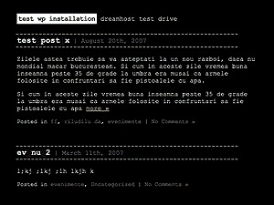 bash theme WordPress