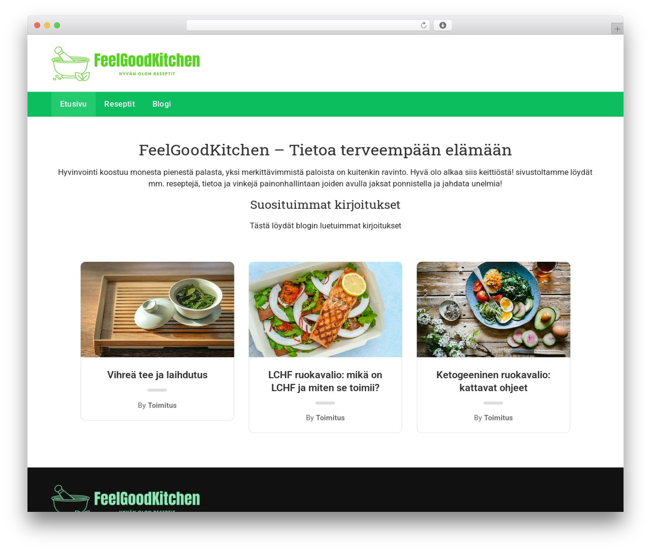 Basil WordPress theme - feelgoodkitchen.fi Basil WordPress theme - feelgoodkitchen.fi