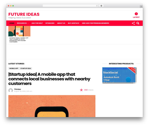 G1 socials WordPress plugin - futureideas.us