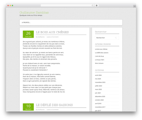 Contango WordPress theme - guillaume-samblas.fr Contango WordPress theme - guillaume-samblas.fr