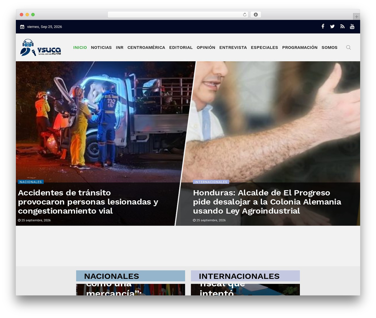 Darpan WordPress theme - ysuca.org.sv