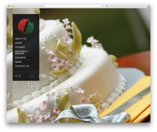 Flashlight WordPress theme design - federicos-bakery.com