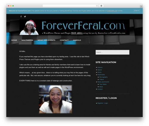 Flycase top WordPress theme - foreverferal.com