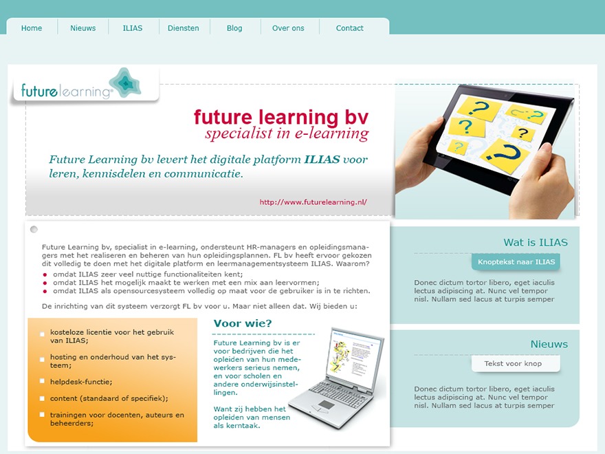 Future Learning WordPress theme by CorentinD & YannQ