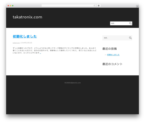 Theme WordPress Generic - takatronix.com Theme WordPress Generic - takatronix.com