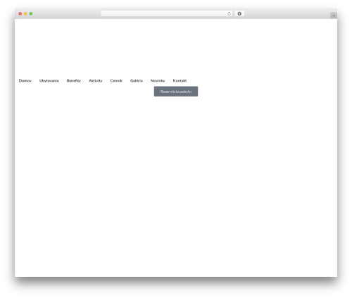Bedbooking reservation system WordPress plugin - www.nemesany-zdiar.sk