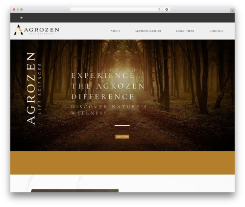 WordPress theme Beaver Builder Theme - agrozen.com