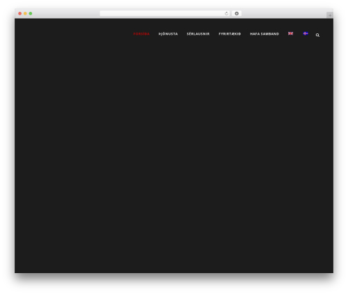 WordPress theme Bridge - frakt.is