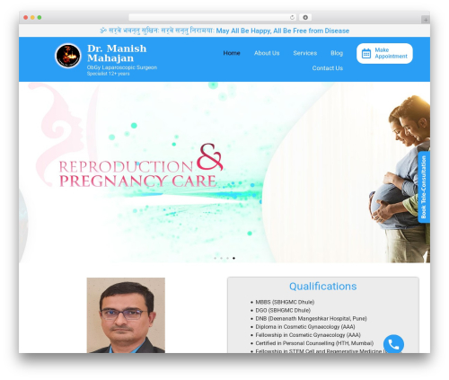 Click to Call Button (small-phone-button-basic) free WordPress plugin - drmanishmahajan.com
