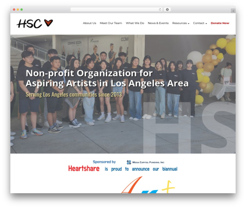 WordPress theme Template-2 - heartshareclub.org