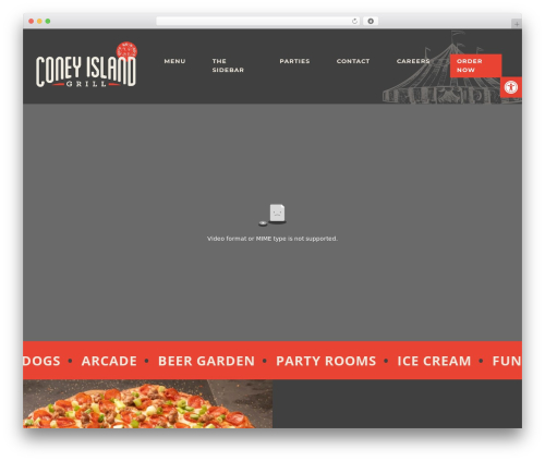 Base Theme WordPress pizza theme - menedsconeyisland.com