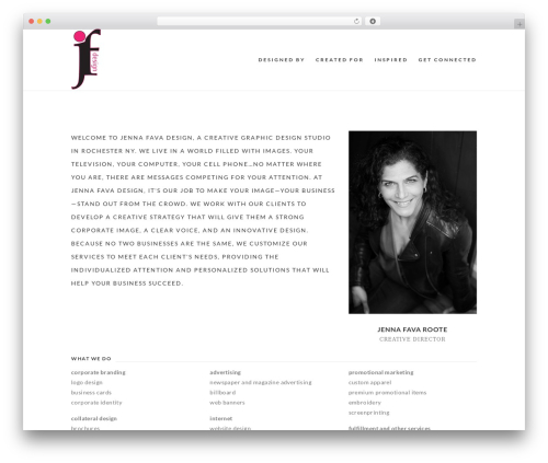 HyperX WordPress theme - jennafavadesign.com