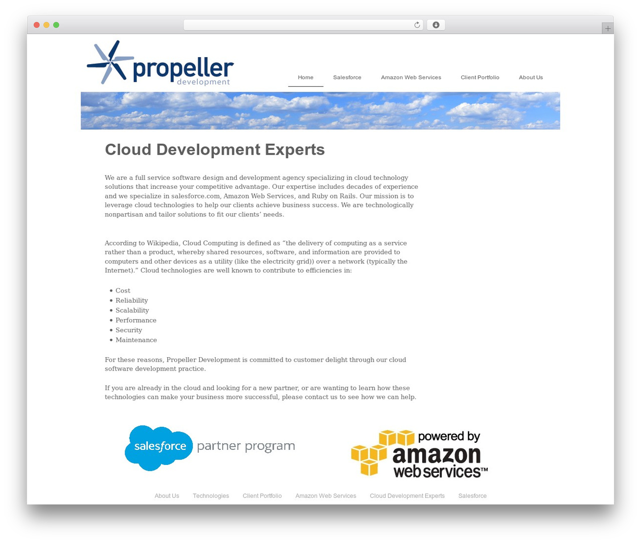 PageLines Framework WordPress theme - propellerdevelopment.com
