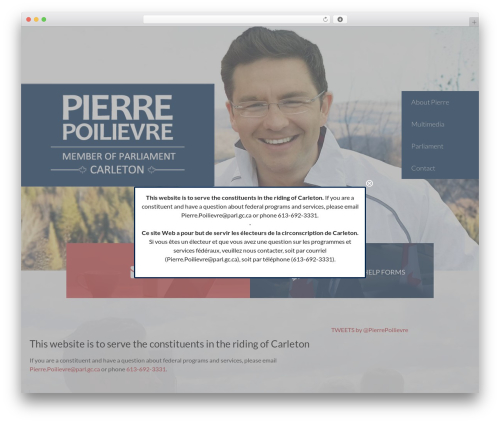 Political WordPress Theme - FrontRunner by Parallelus