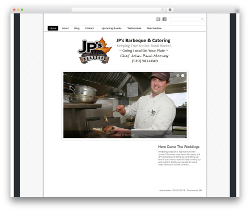 WordPress theme Unique Theme Responsive - jpsbarbeque.ca