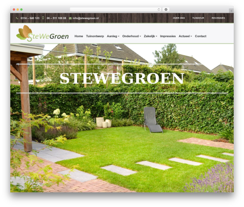 Backslash WordPress theme - stewegroen.nl