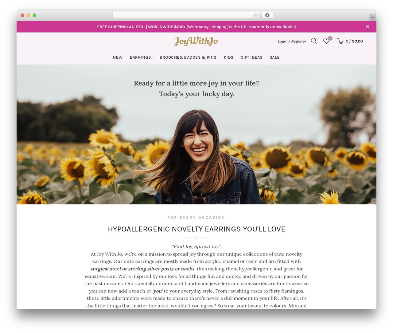 Basel best WordPress theme - joywithjo.com