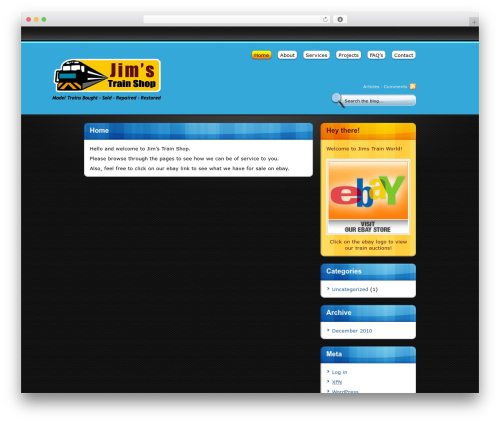 Bloxy Two WP theme - jimstrainworld.com Bloxy Two WP theme - jimstrainworld.com
