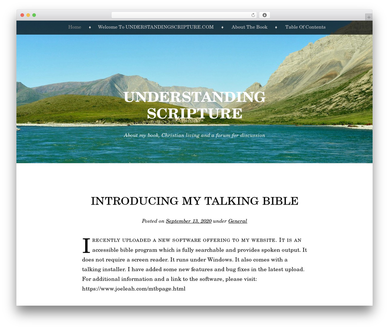 Book Lite - WordPress.com WordPress theme - joeleah.com/blog