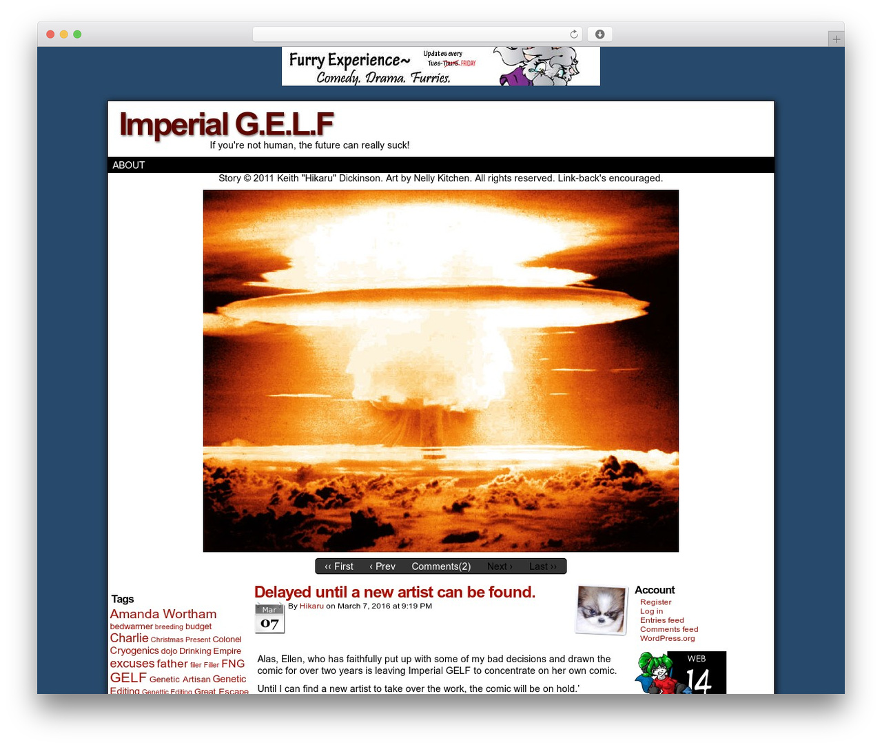 ComicPress WordPress theme - imperialgelf.com