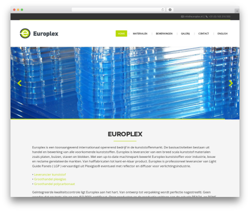 Final Theme WordPress theme design - europlex.nl