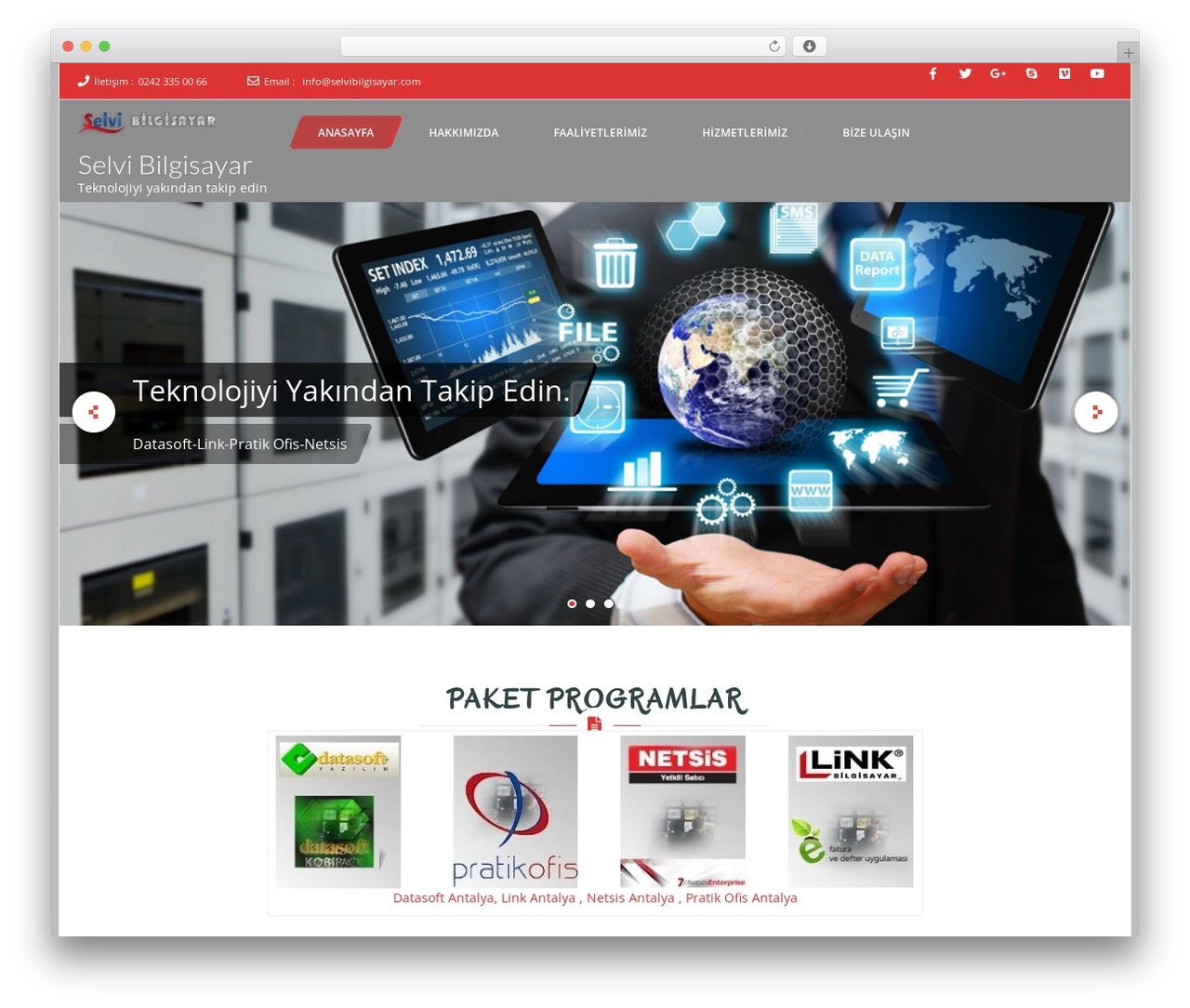 Frontech WordPress theme - selvibilgisayar.com