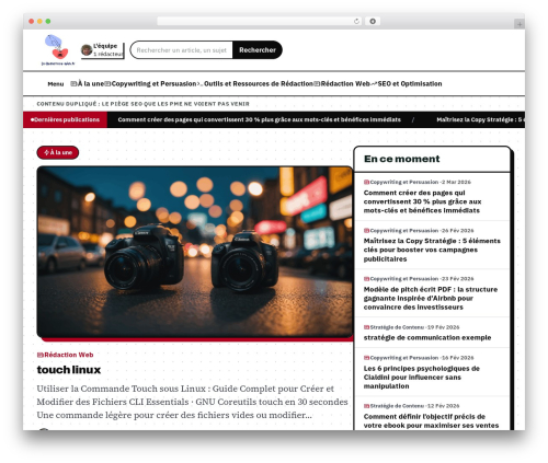 GeneratePress WordPress theme - la-redactrice-web.fr