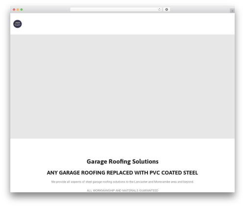 Greenly WordPress theme - garageroofingsolutions.co.uk
