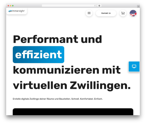 Immersight WordPress theme - immersight.com